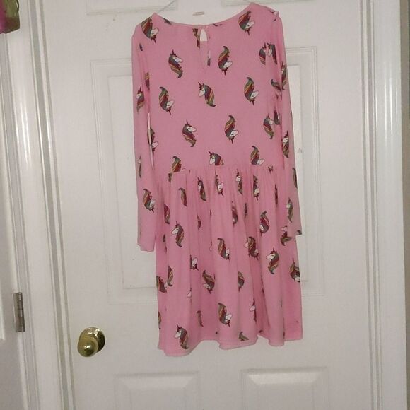 Rare Editions pink unicorn dress Sz 10 NWT - Picture 5 of 6